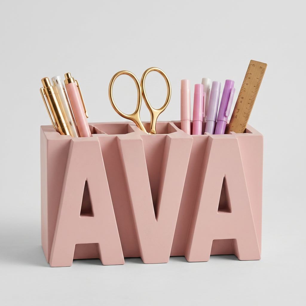 Personalized Name Desk Organizer