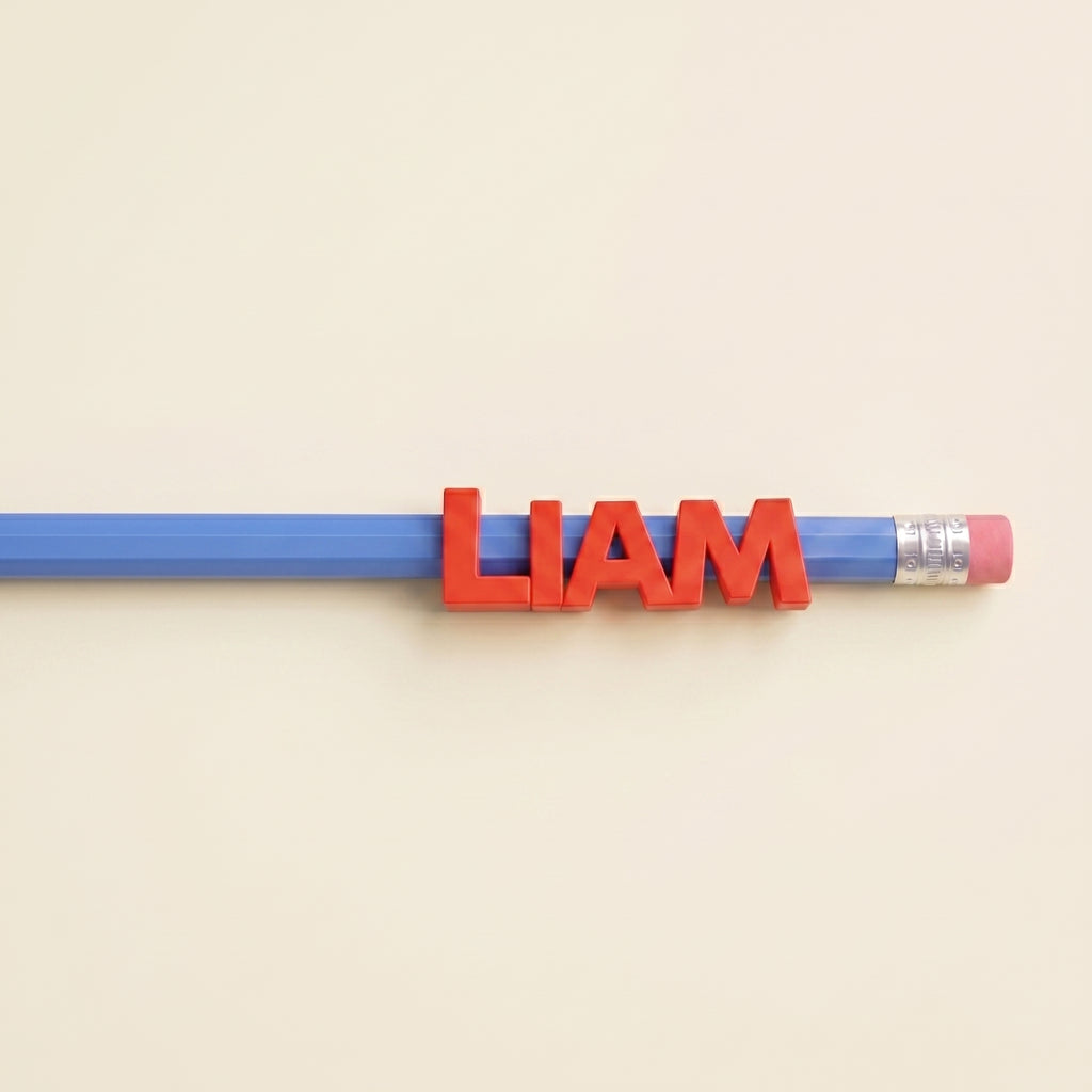 Custom Name Pencil Topper
