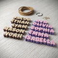 Custom Letter Block Keychain